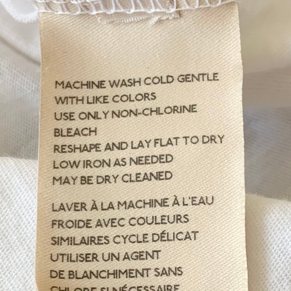 NWT! Anthropologie Maeve White Graphic Tee London-Paris-Milan, Size XS - Picture 5 of 8
